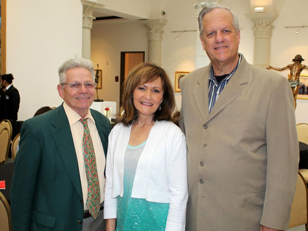 003 MBA Garden Groundbreaking Bob Hopkins, Janet & Dr. Val Robinson, museum of biblical art