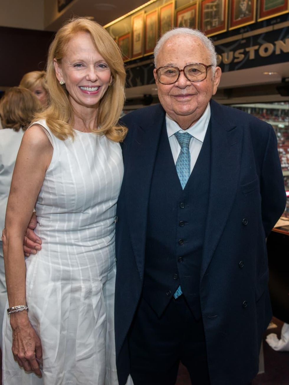 12 Susan Krohn and Fayez Sarofim at the Houston Texans Owner's Suite party at NRG Stadium September 2014