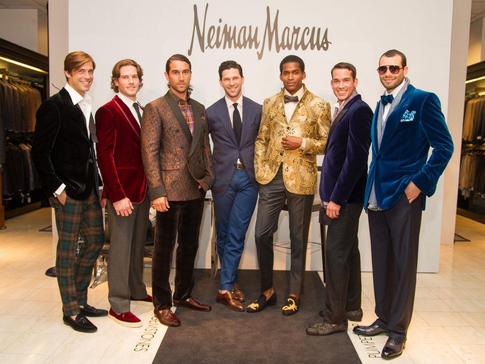 15 Neiman Marcus men's trends September 2013 Matthew Singer in middle