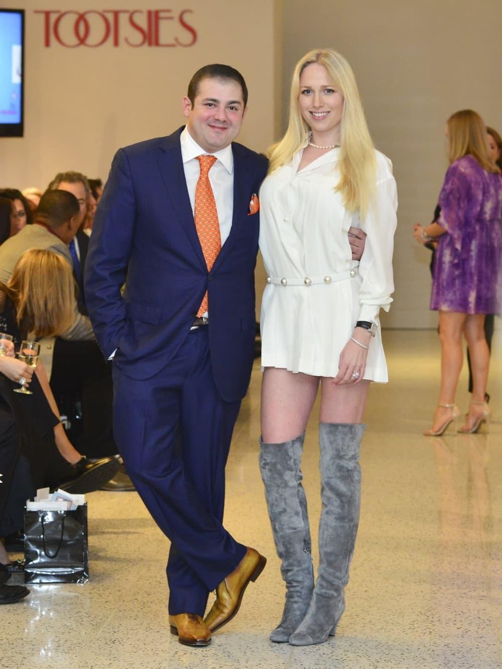 16 Phillip Sarofim and Lori Krohn at the Dec My Room Fashion Show February 2014