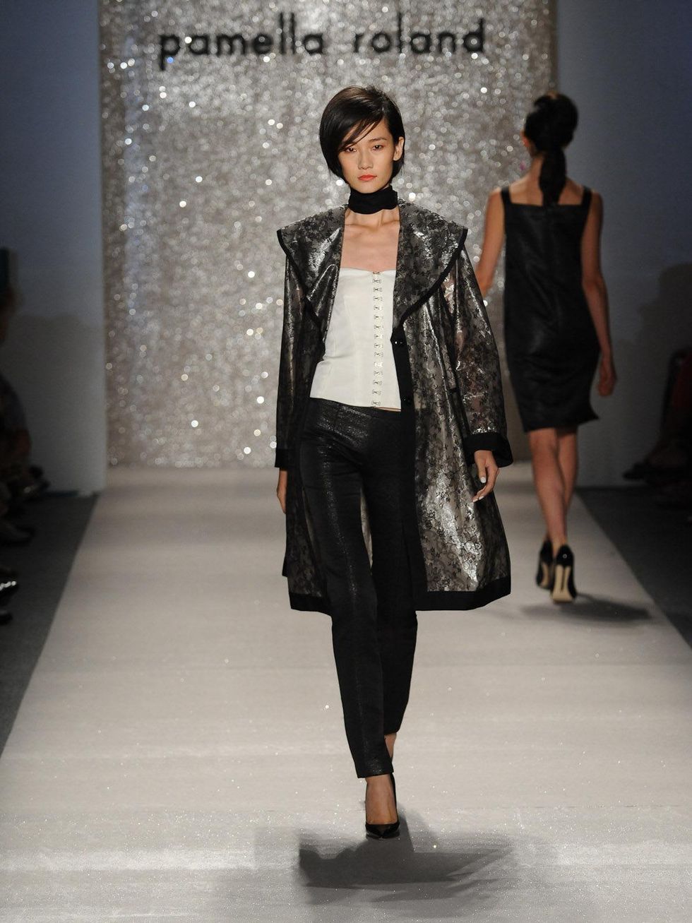 2 Fashion Week spring summer 2013 Pamella Roland interview October 2013 Look 2