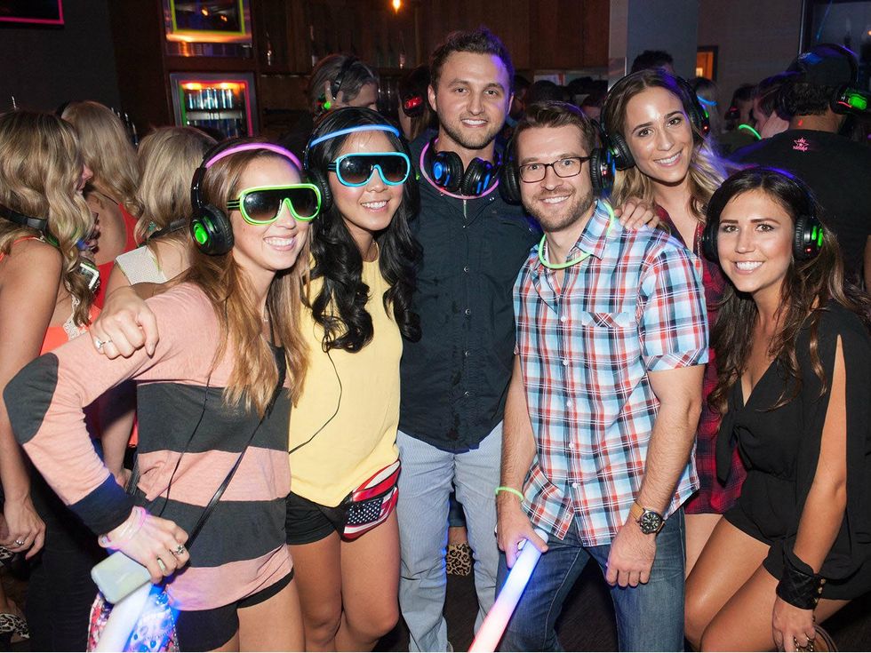 28. Julia Wood, Thy Houng, Josh Barron, Zach Heard, Logan May, Stephanie Plaisted, YFWC Sileny Disco Party