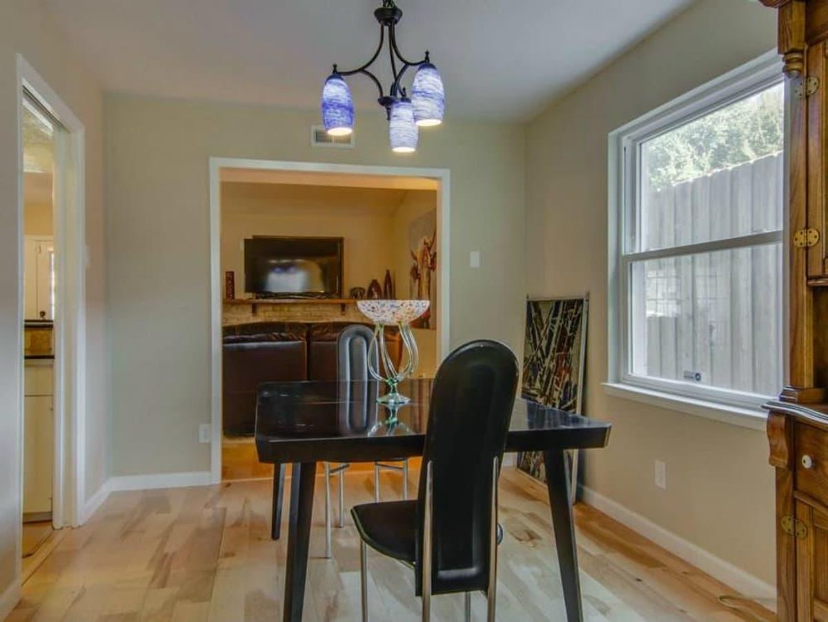 It has a small second dining room. CultureMap Dallas