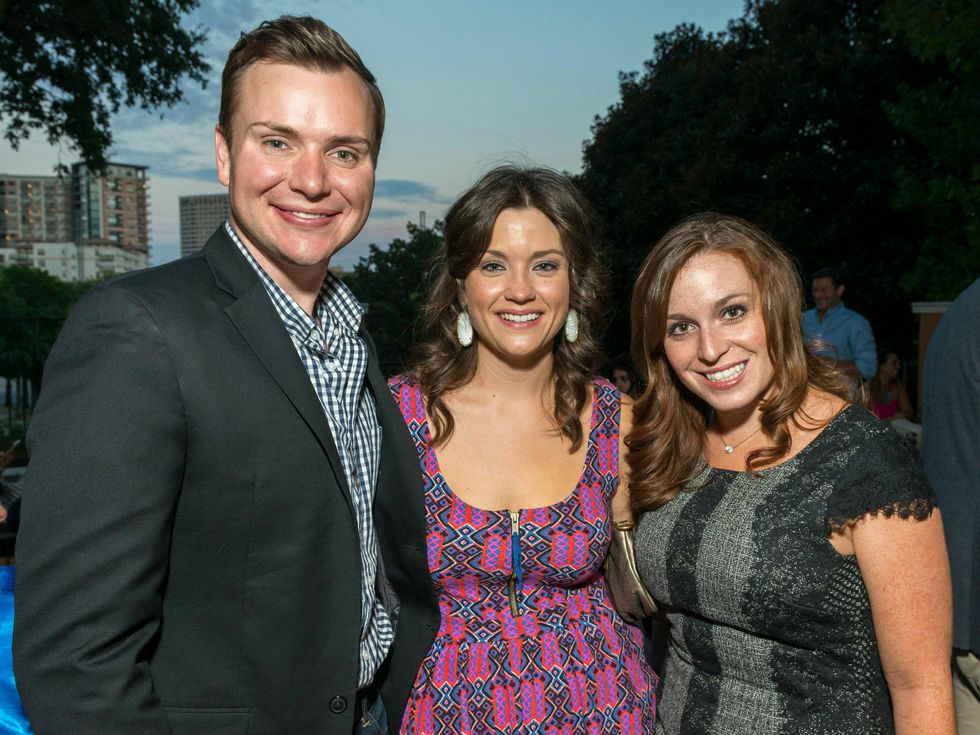 5. Clayton Hollingsworth, Kelcey Hamilton, Reasha Hedke, Wilkinson Center Young Friends Kickoff