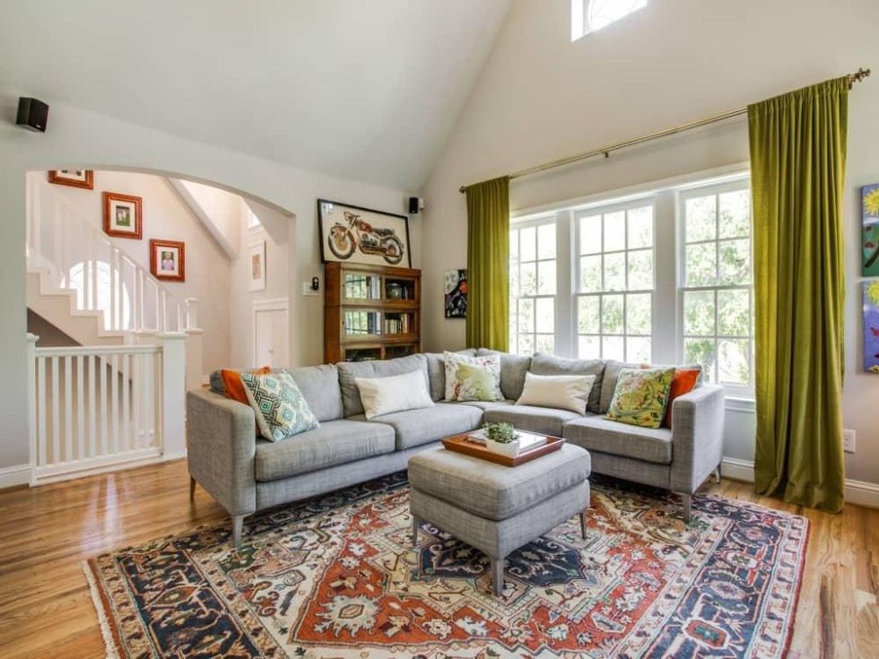 6932 Santa Monica Drive Dallas house for sale living room