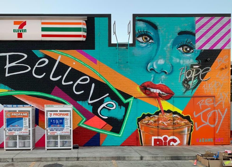 7-11 mural