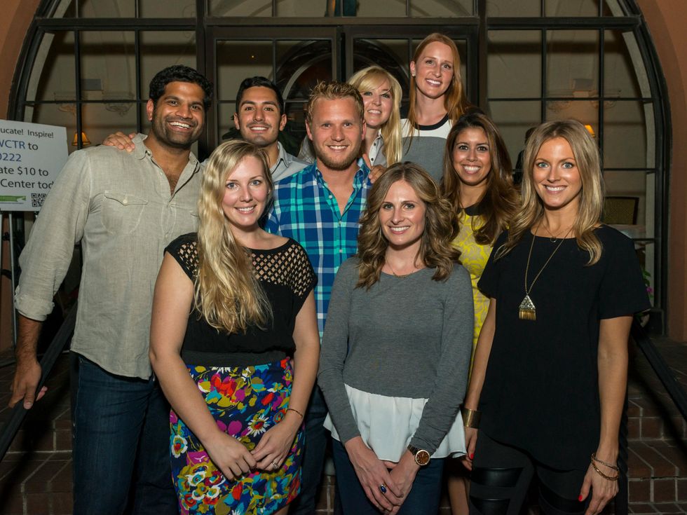 9. Back Row: OJ DeSouza, Alex Flores, Hunter Heres, Vodi Cook, Allison Anders Front Row: Kristen Johnson, Baylea Wood, Laura Ailshire, Lauren Mason