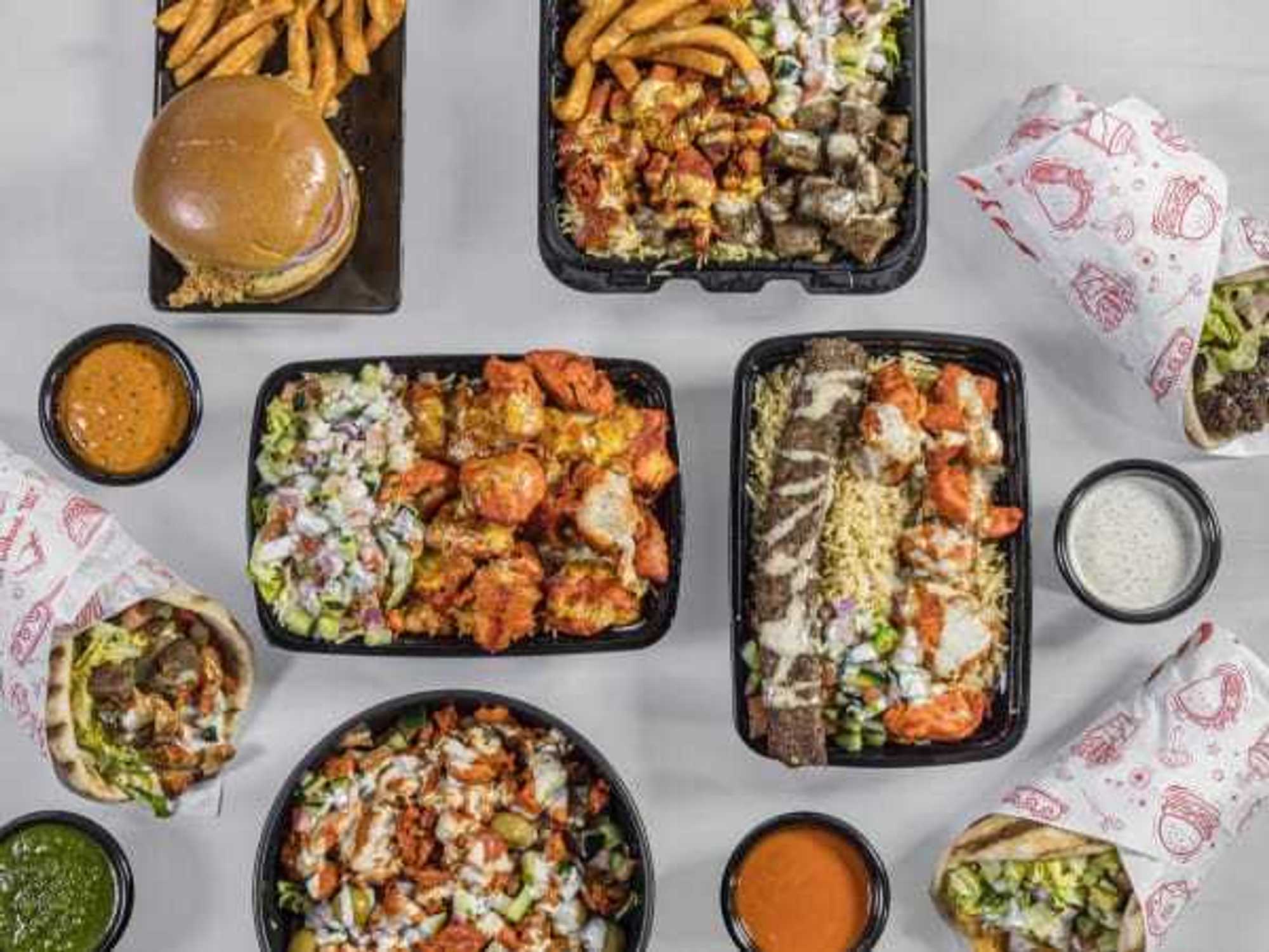 A look at the variety of dishes served at Flaming Bites, located on Webb Chapel Road in Carrollton.