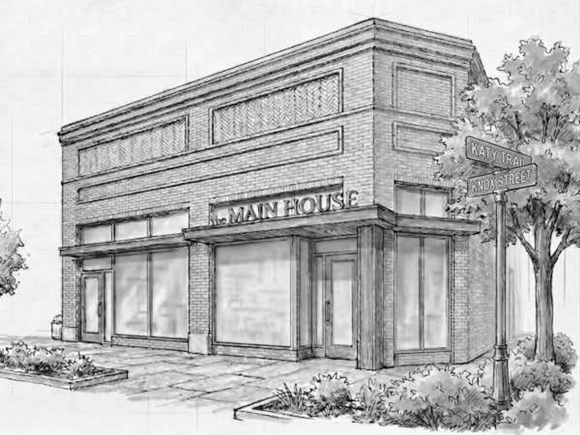 A rendering of the Main House, to debut in 2027.