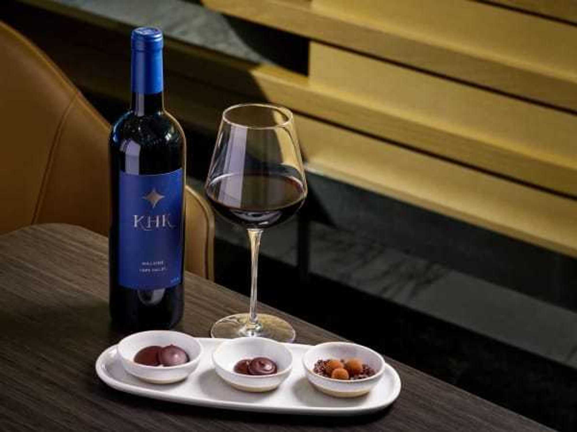 AA wine and chocolate pairing