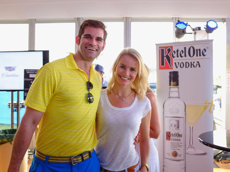 Aaron Gwin, Danielle Shuff, culturemap dallas, byron nelson, cadillac tent