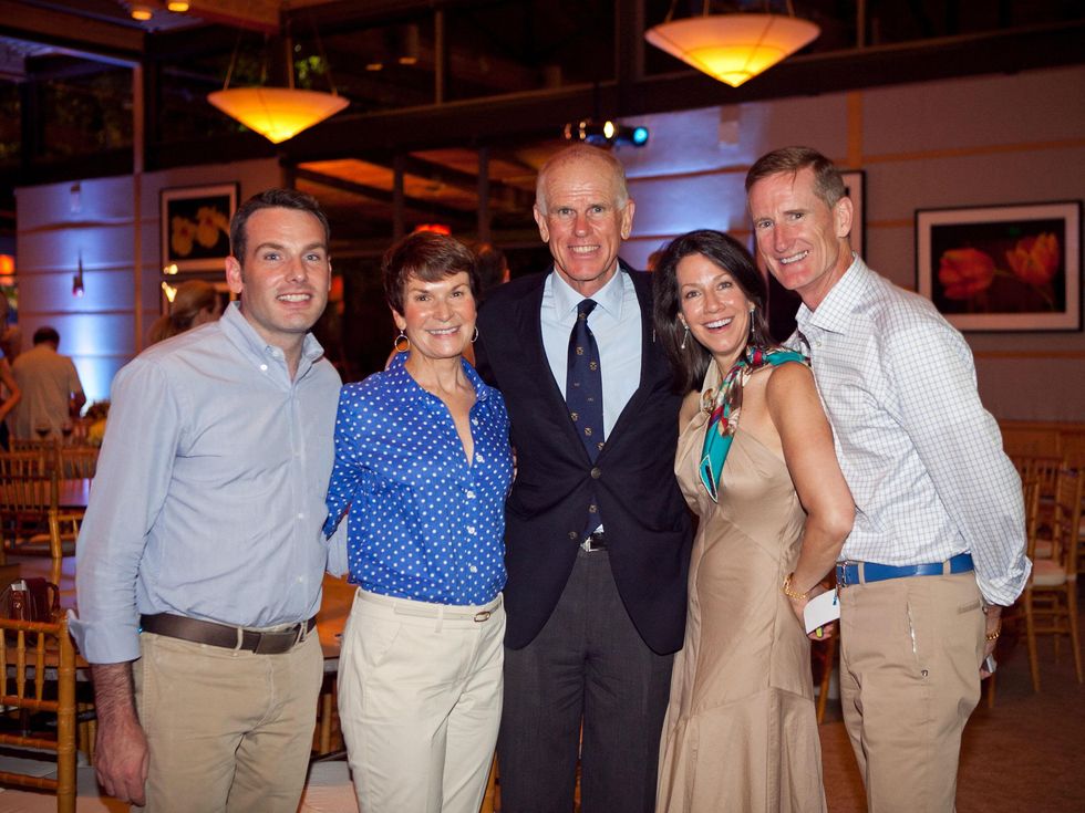 Abe Studer, Chalmers Ward, Peter Hillary, Kay Lunceford, Gene Lunceford, 2013 Dallas Spring Party