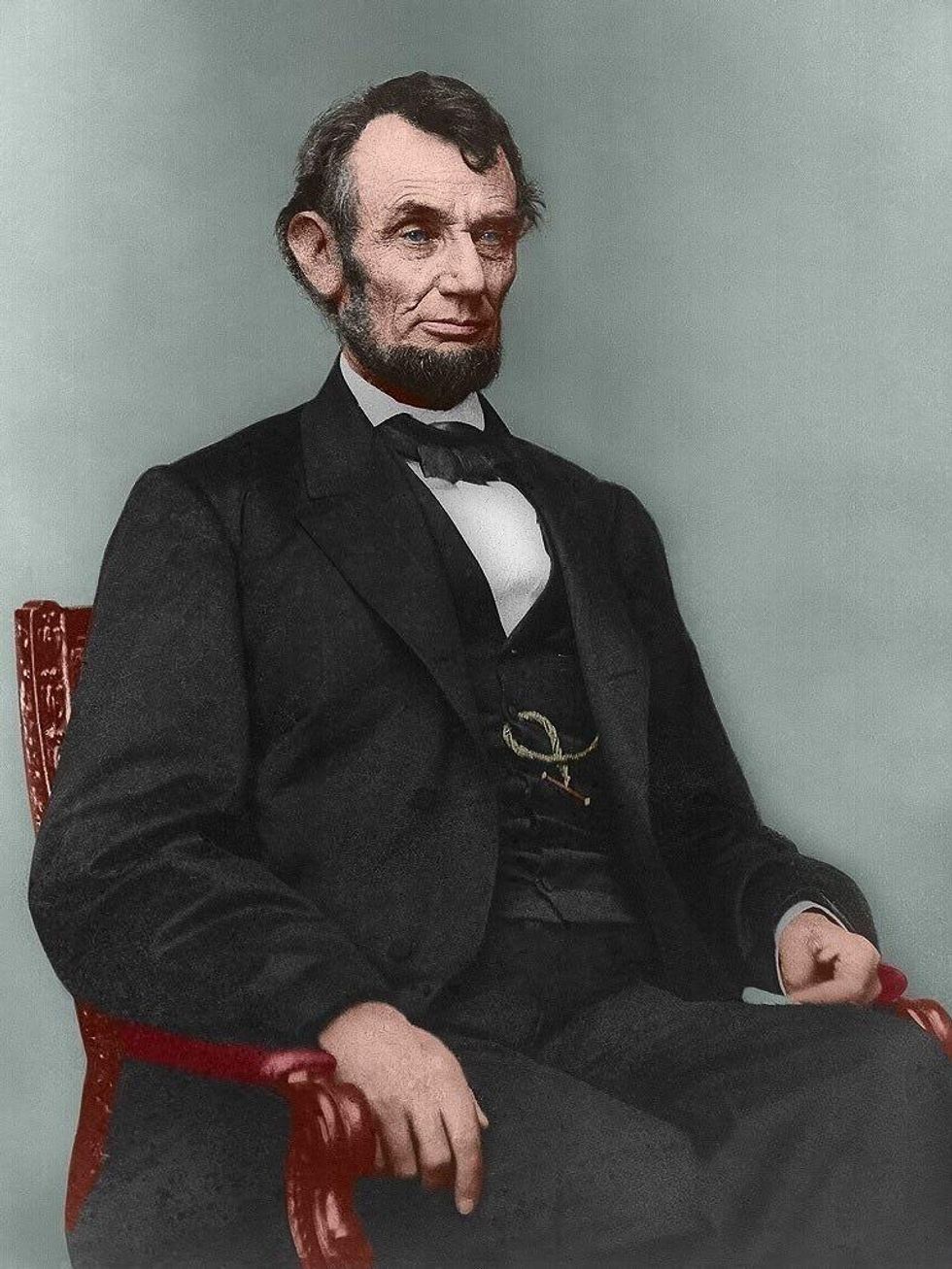 Abraham Lincoln, recolored, Abe