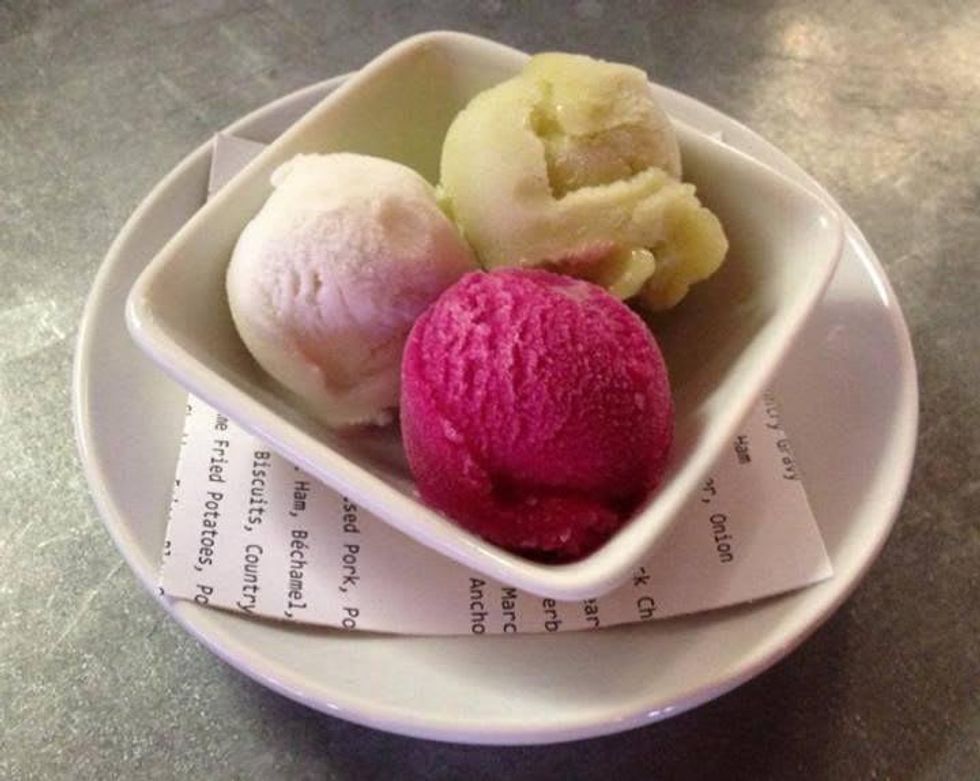 Acme Social Club sorbets