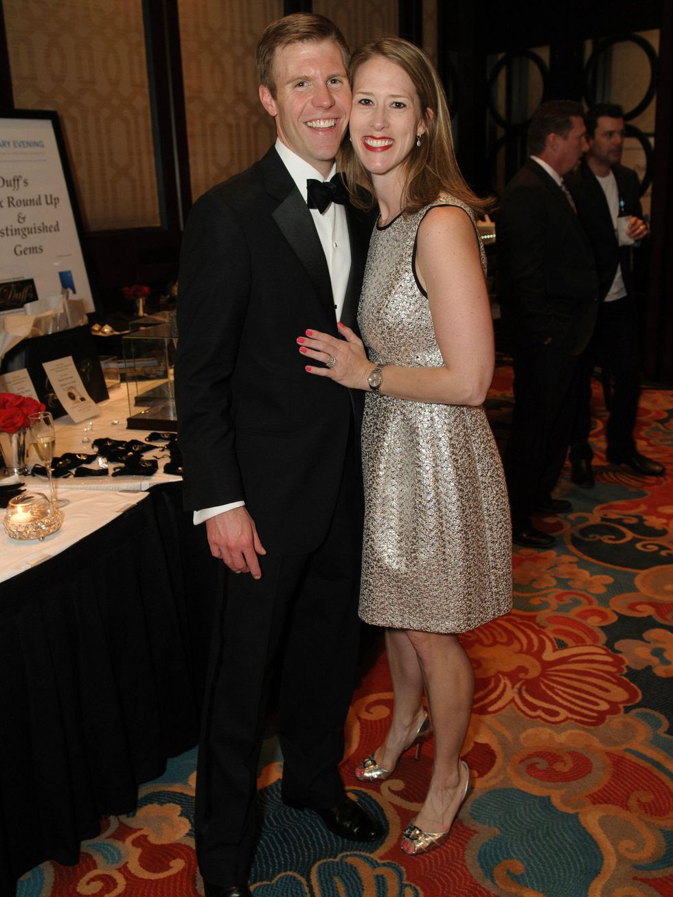 Adam Connatser, president, Family Compass board of directors, and Audrey Connatser, a legendary evening