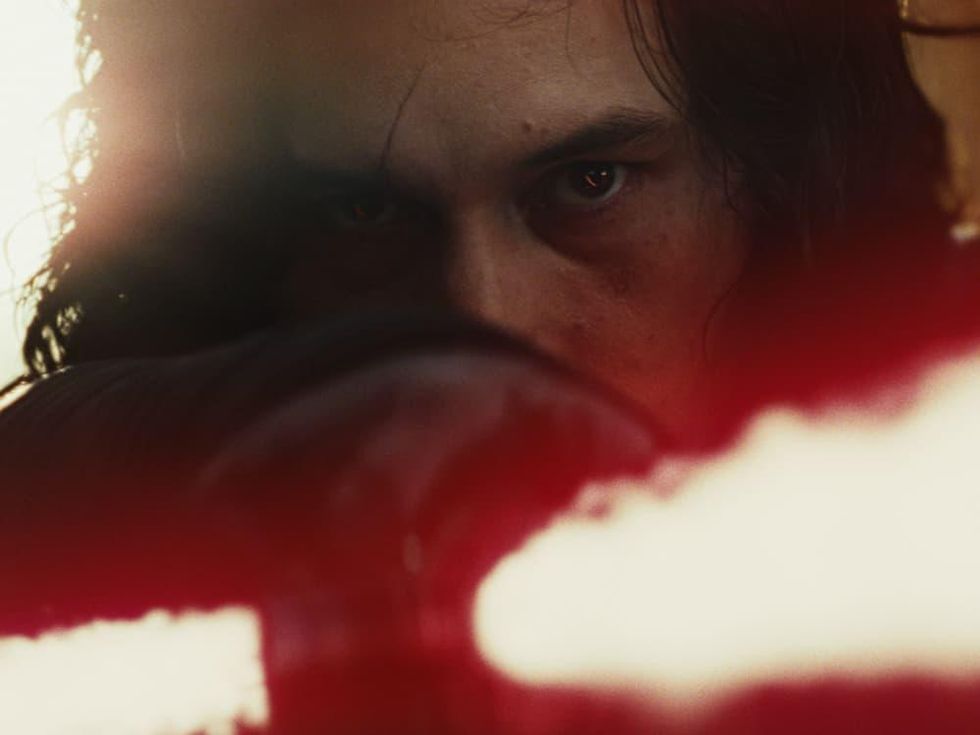 Adam Driver in Star Wars: The Last Jedi