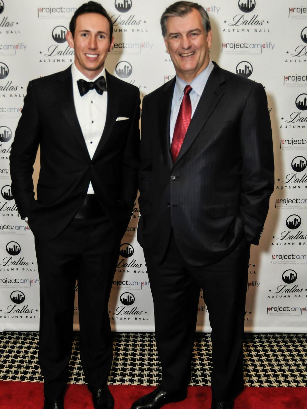 Adam Kraus, Mayor Mike Rawlings, Dallas Autumn Ball, Hotel Zaza