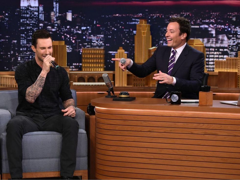 Adam Levine on Jimmy Fallon