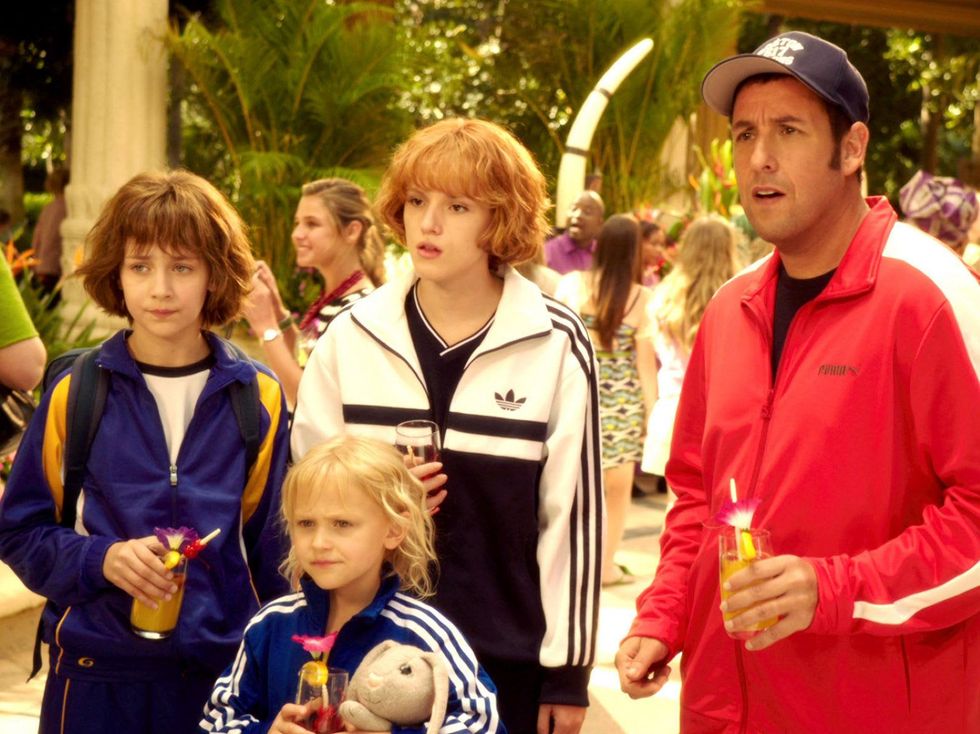 Adam Sandler and Bella Thorne in Blended
