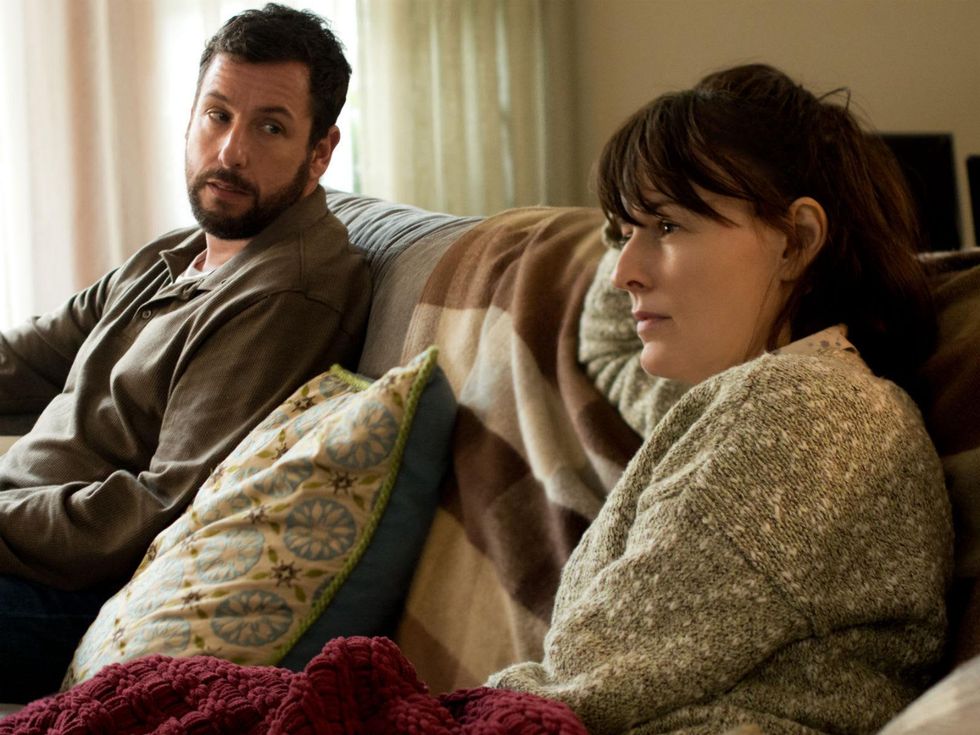 Adam Sandler and Rosemarie Dewitt in Men, Women & Children