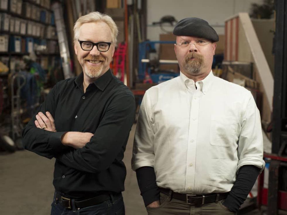Adam Savage and Jamie Hyneman from Mythbusters