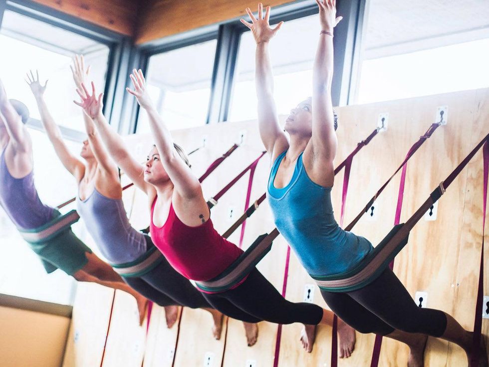 Aerial yoga