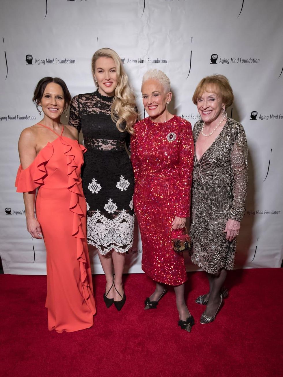 Aging Mind Foundation Gala 2018, Cara Owens, Ashley Campbell, Barbara Daseke, Laree Hulshoff