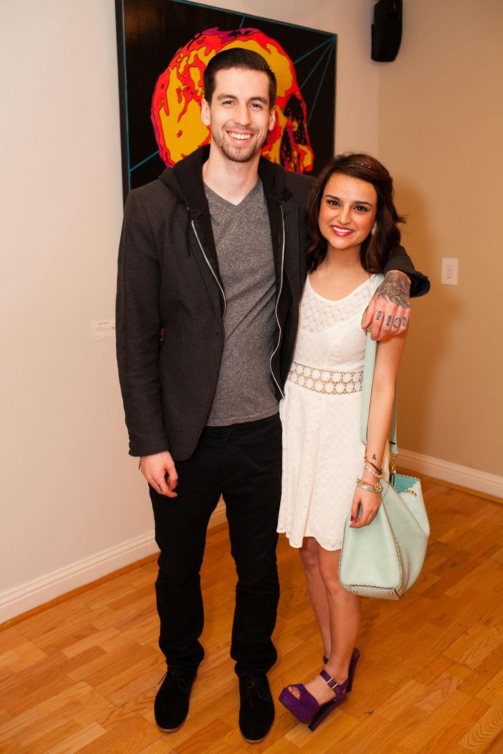 Agustus Bruton, Maria Sardi at Dear Clark Launch Party