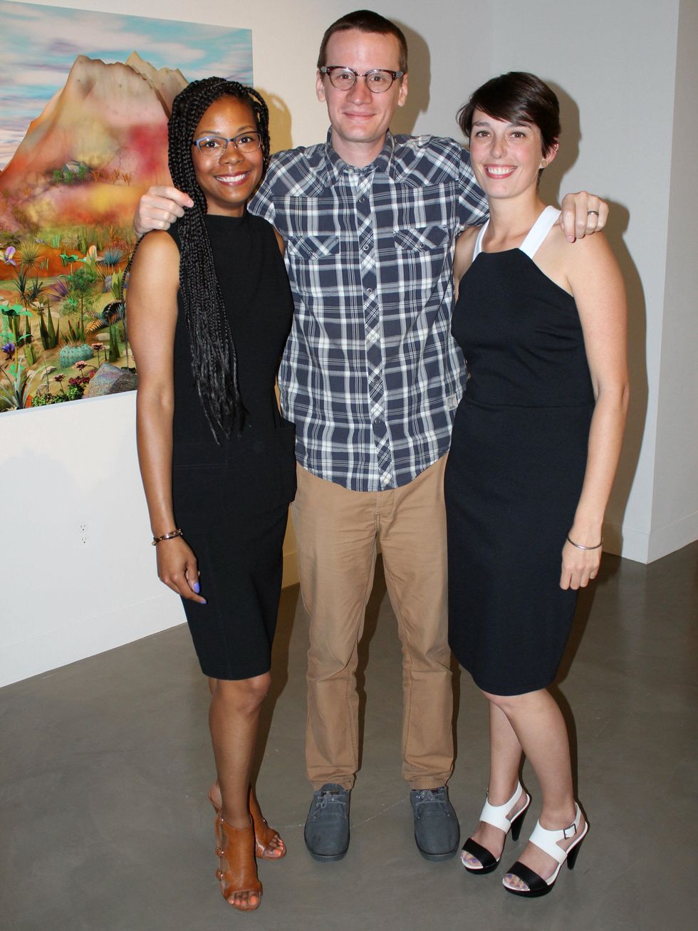 Aja Martin, Jeremy Couillard, Katherine Siegwarth, Zhulong Gallery Dinner