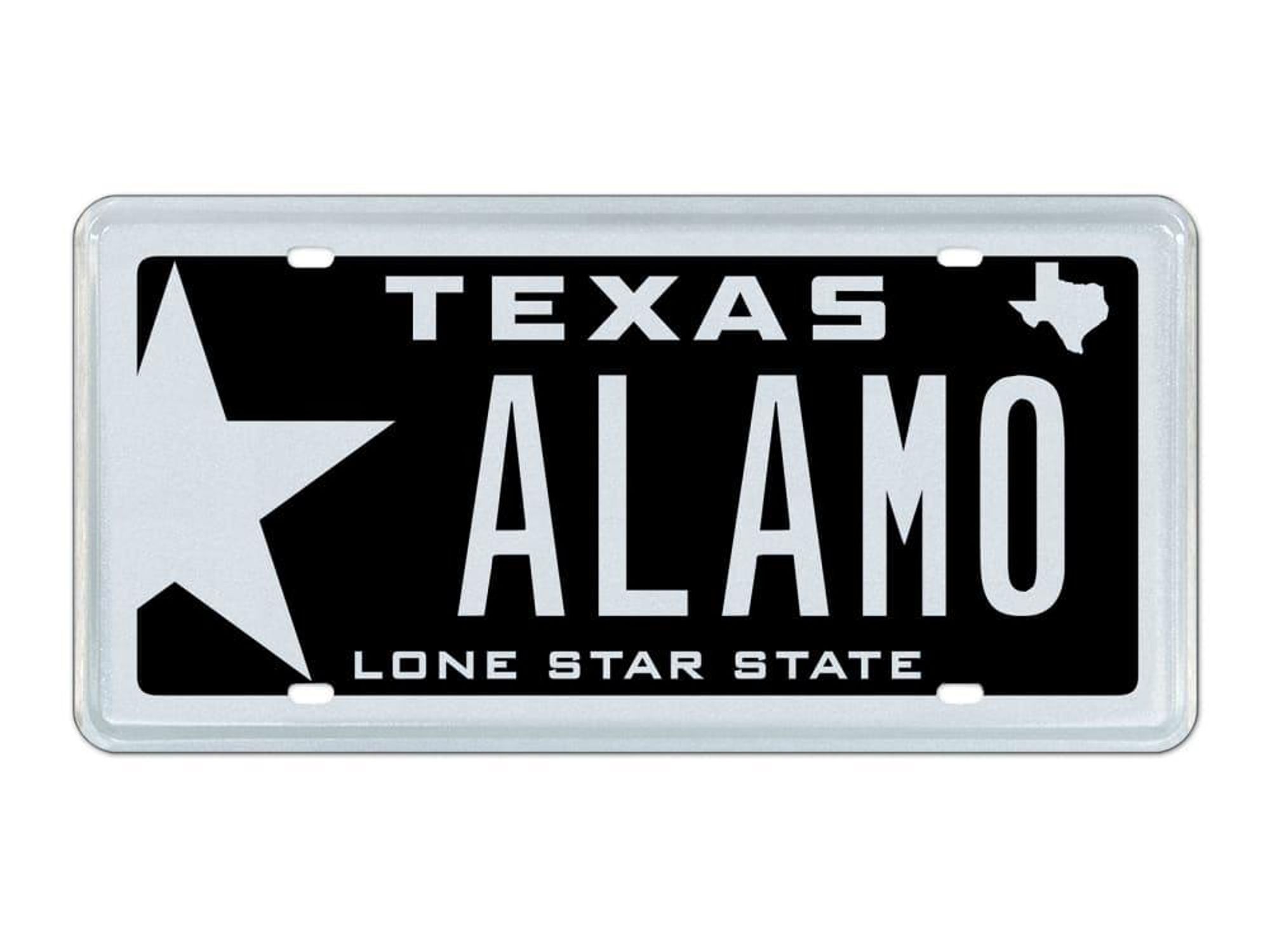 Alamo Texas license plate February 2016 auction