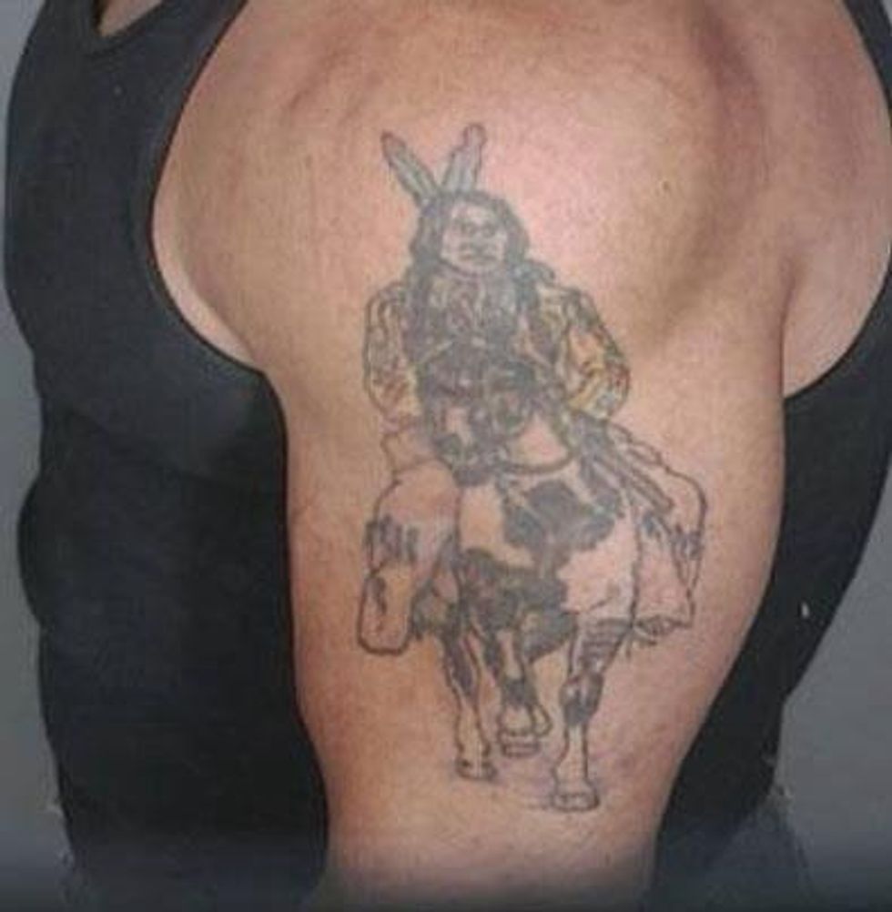 Alberto Morales tattoo