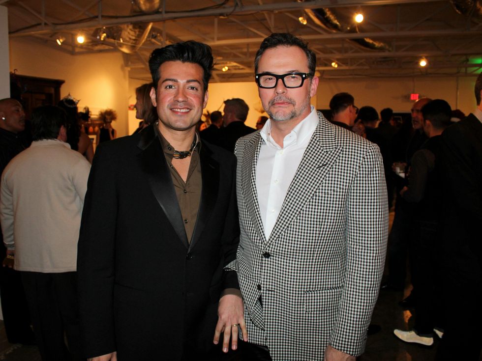 Alex Farr, John Bobbitt, DIFFA preview party