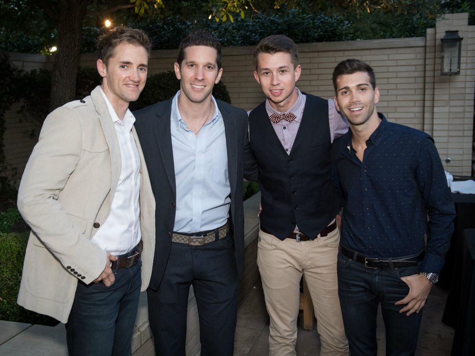 Alexander Hicks, Steven Safra, Nathan Mulder, Brian Falco at Bubbly Q