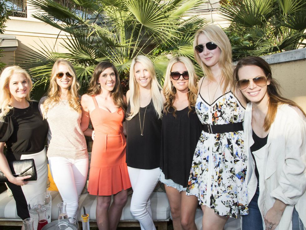 Alexandra Sardarian, Christie Allardyce, Kaitlan Moczulski, Kiley Candelari, Olivia Lowery, Mackenzie Brittingham, Laramy Elick, White Party Kick Off