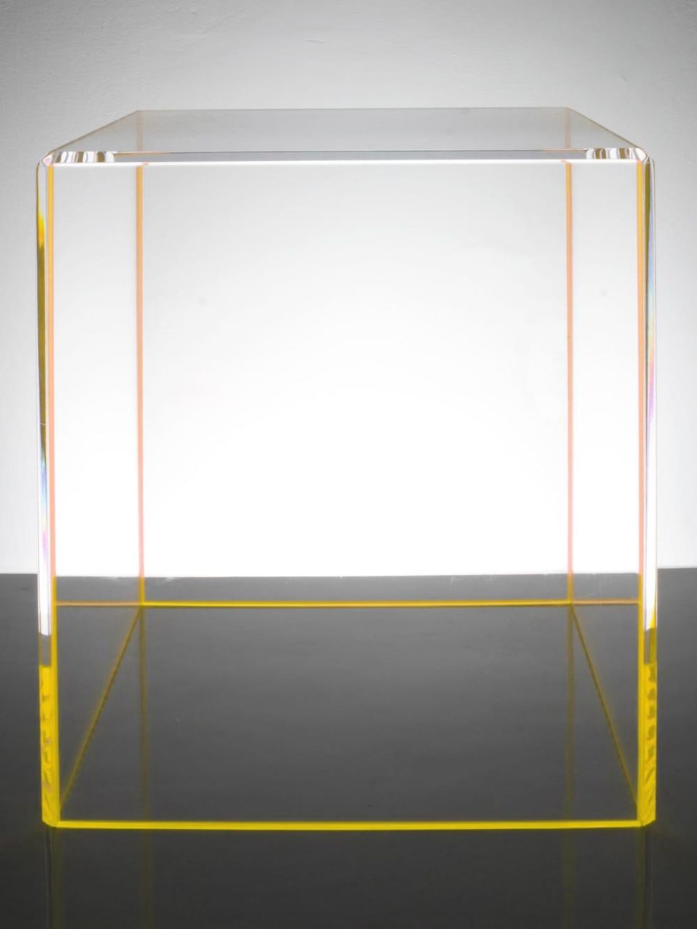 Alexandra von Furstenberg On-the-Rocks yellow end table