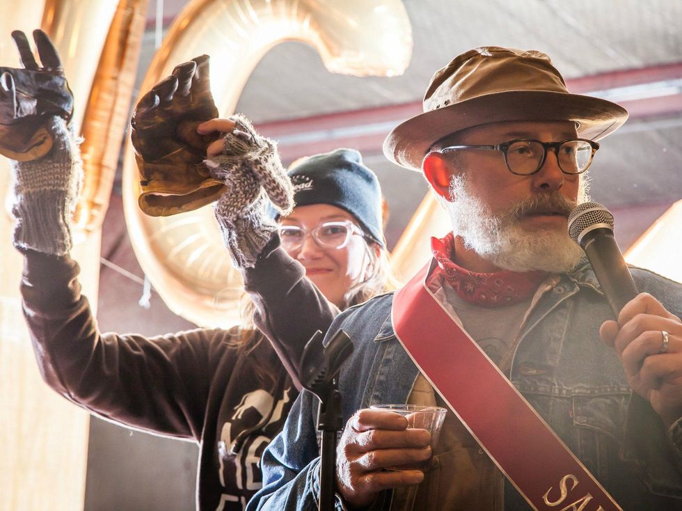 Alice Laussade and Brian Luscher at Meat Fight 2014