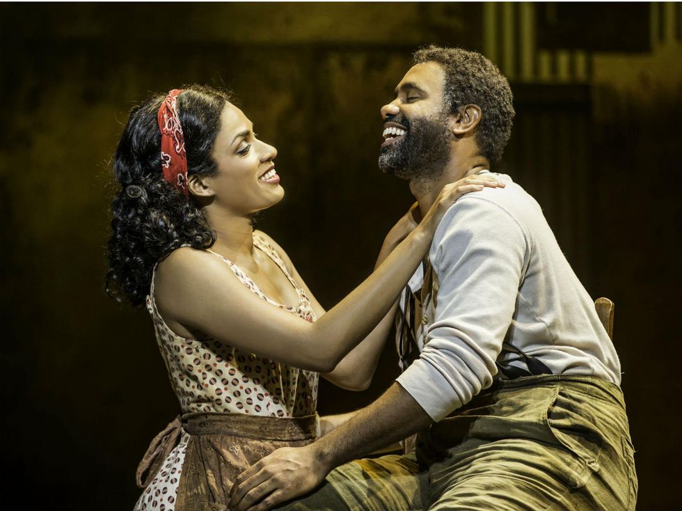 Alicia Hall Moran as Bess and Nathaniel Stampley as Porgy in the The Gershwins\u2019 Porgy and Bess