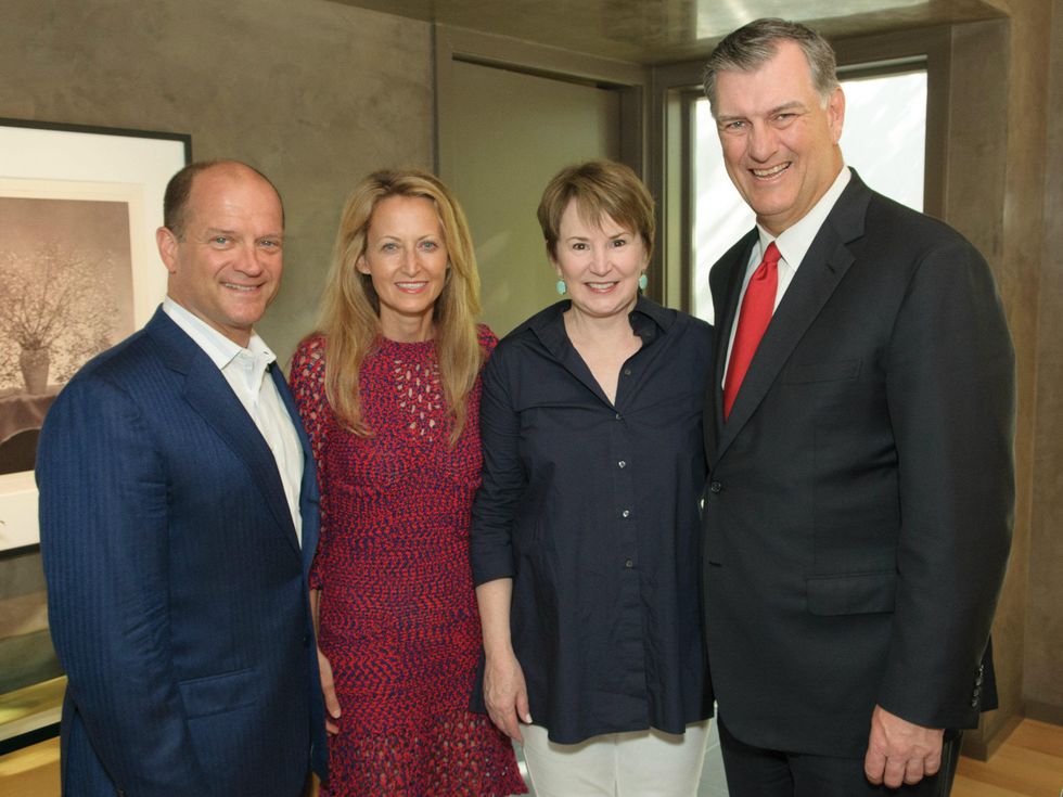 Allan McBee and Lynn McBee, Micki Rawlings, Mayor Mike Rawlings, Building Hope Dinner