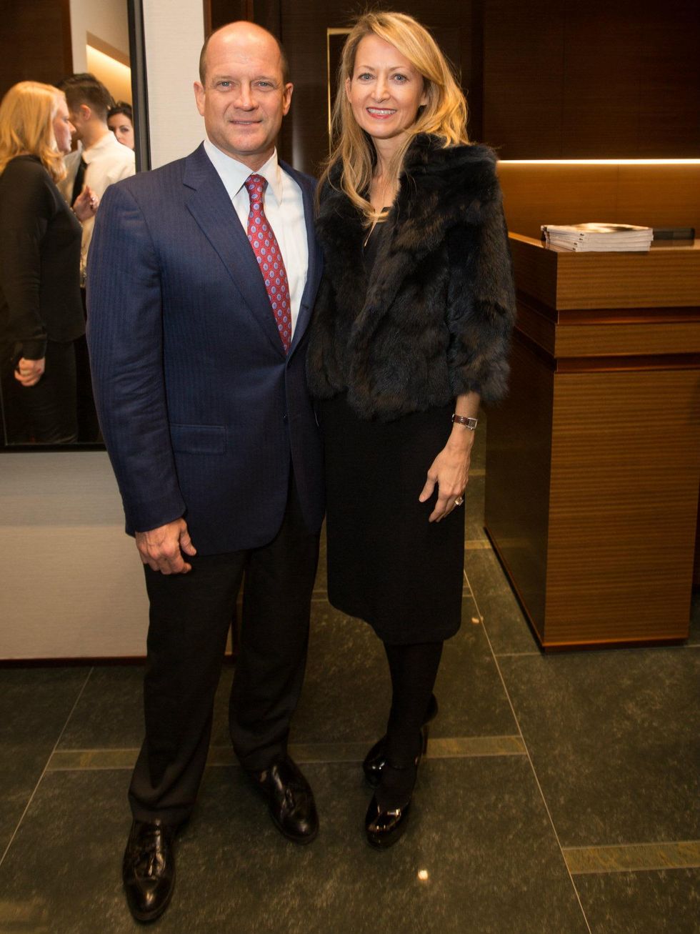 allan mcbee, lynn mcbee, zegna opening