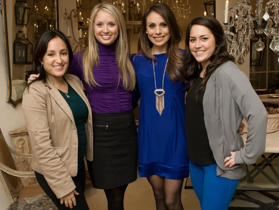 Alma Pentura, Christina Garcia, Chelsea Hargrave and Brianna Martensen , culp associates 40 year anniversary