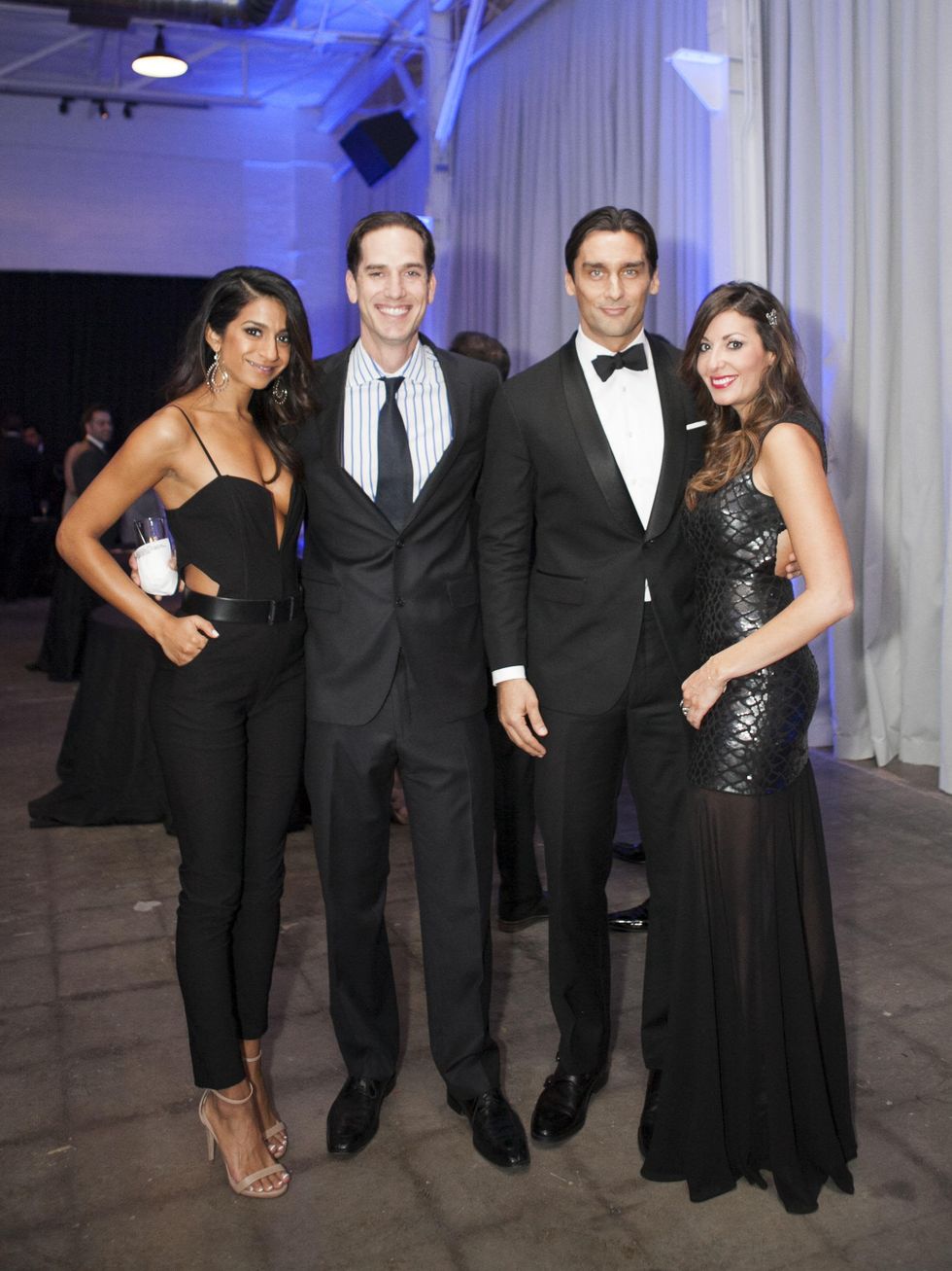 Aman Bains, Justin Scott, Petar Kokic, Shandel Molinar at Hollywood Domino Dallas