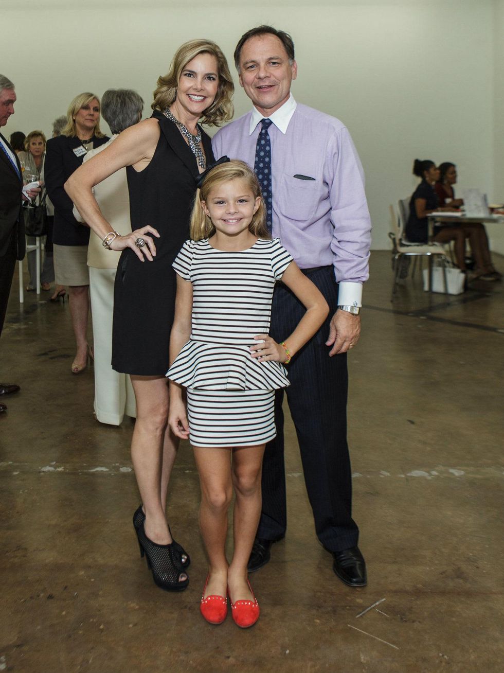 Amanda and Lloyd Ward with their daughter, Lauren Elizabeth