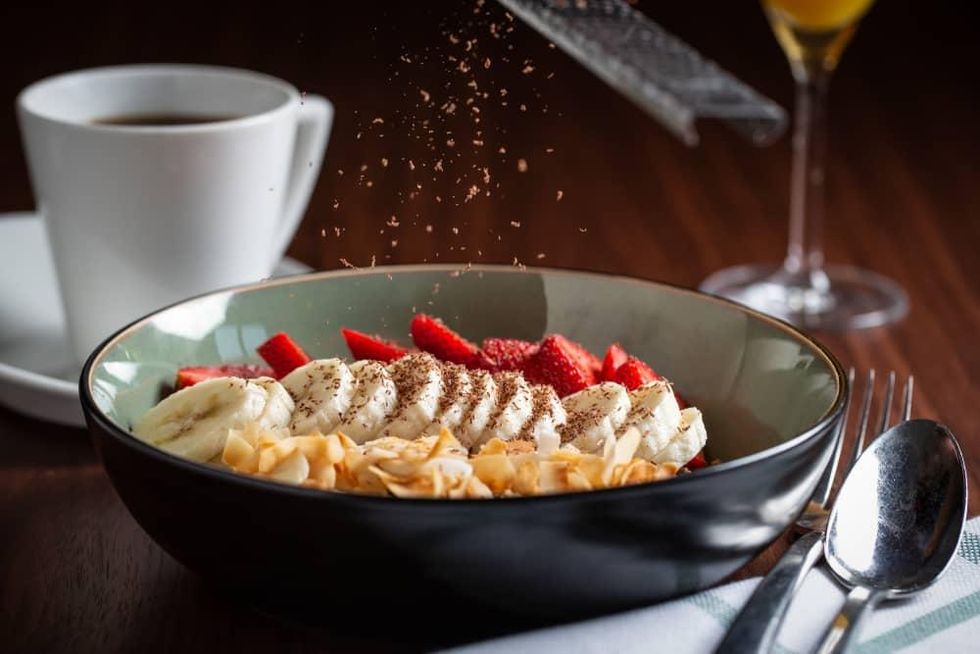 Amaranth and pumpkin seed granola bowl from Ciclo