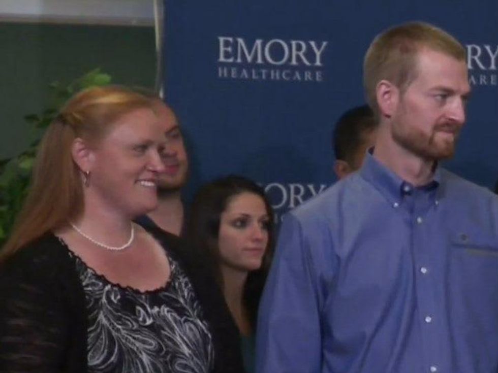 Amber and Dr. Kent Brantly