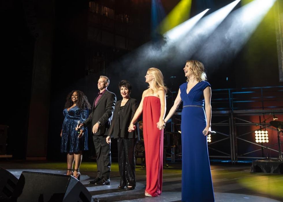 Amber Riley, Adam Pascal, Chita Rivera, Kelli O'Hara, Caissie Levy