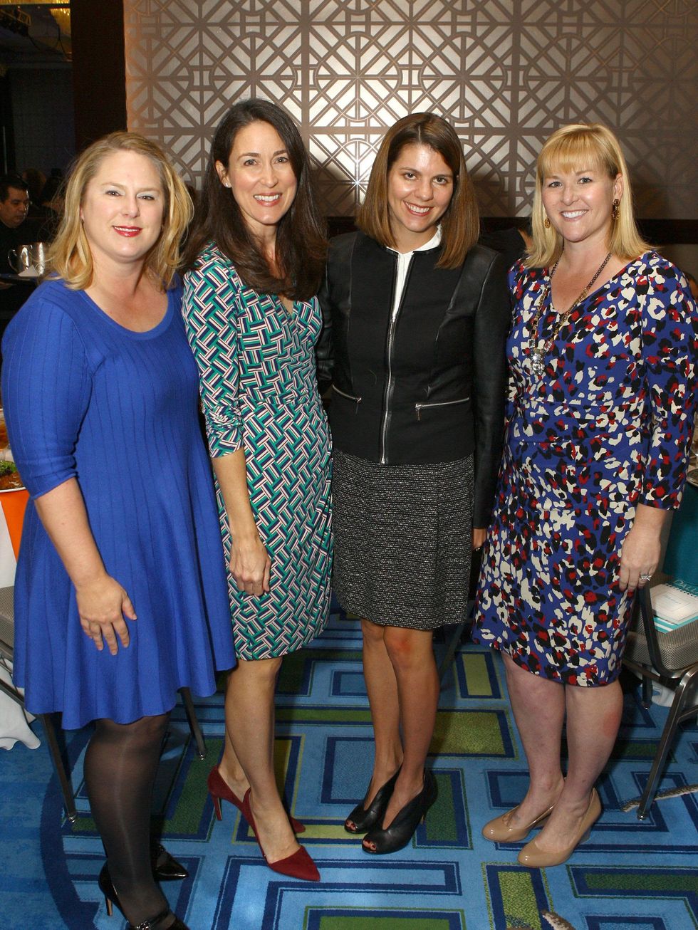 Amber Zable, Michelle Slaughter, Sarah Morgan, Kyle Huckaby, JLD milestone luncheon