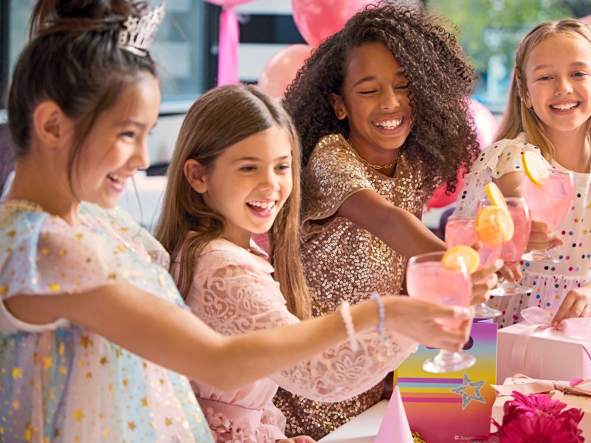 American Girl dolls toast