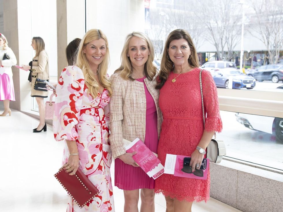 Amy Grissen, Haylie Crouch and Holly Lawrence, St. Valentine's Luncheon 2024