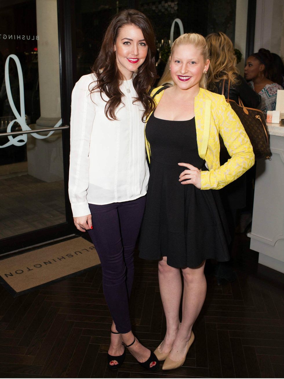 Amy Havins, Lauren Adams, Blushington event