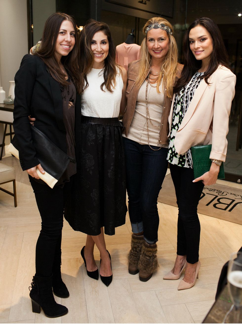 amy van cleave, susie straubmueller, kary brittingham, marissa howard, lublu spring summer event